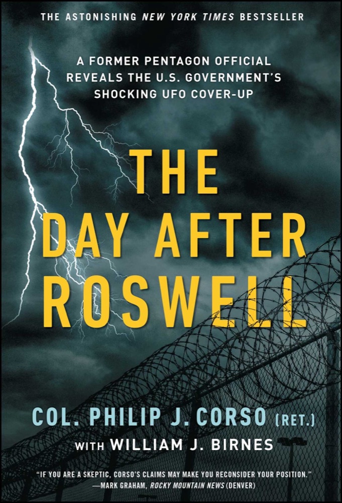 Corso's Day After Roswell, what the memoir claims and where each claim sits